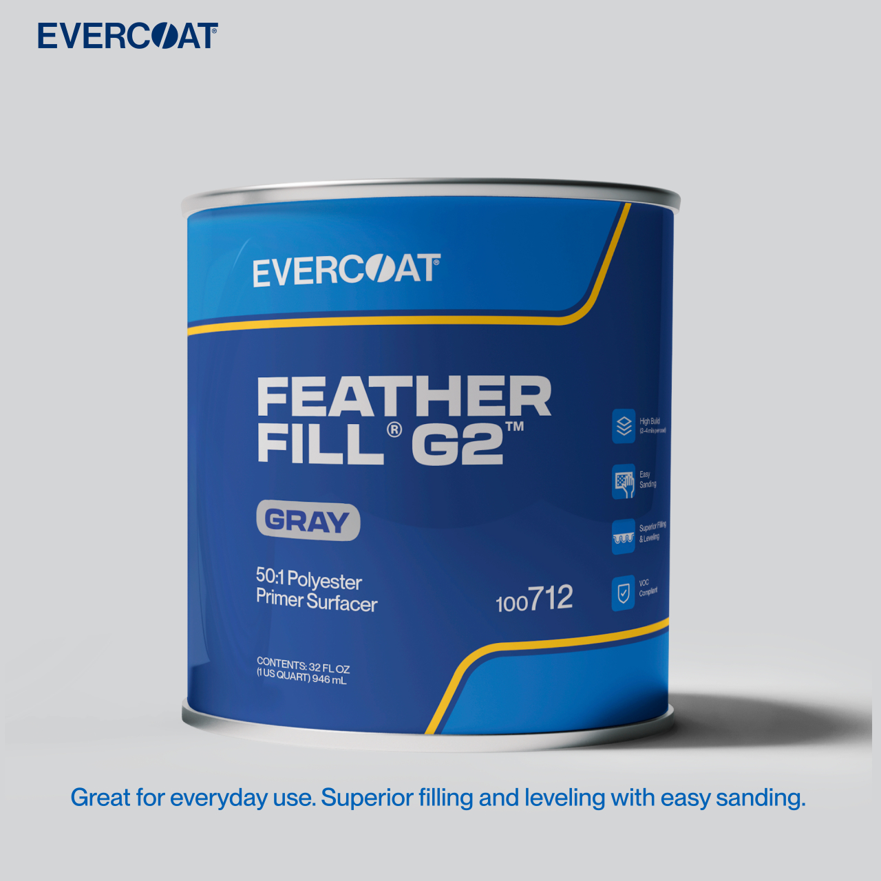 100712 - Feather Fill® G2, Quart - Gray - Image 3