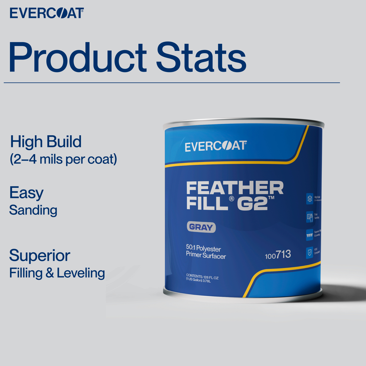100713 - Feather Fill® G2™, Gallon - Gray - Image 5