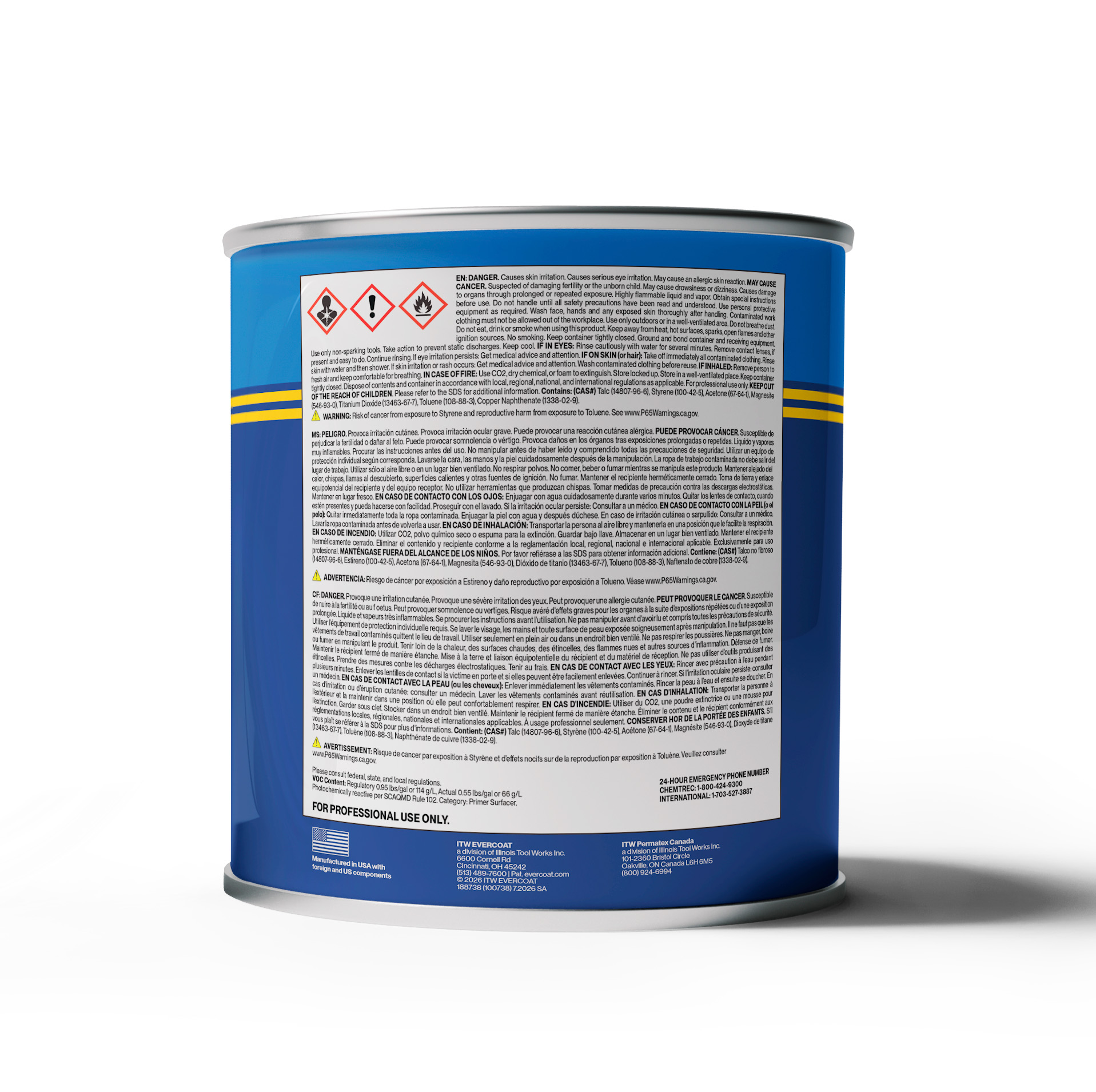 100738 - Finish Sand 4:1 Polyester Primer Surfacer, Gallon - Image 2