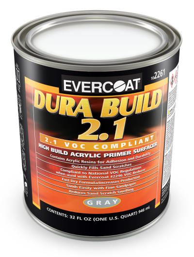 Evercoat Dura Build Acrylic Primer Surfacer - Gray, 2274, 1 Gallon –
