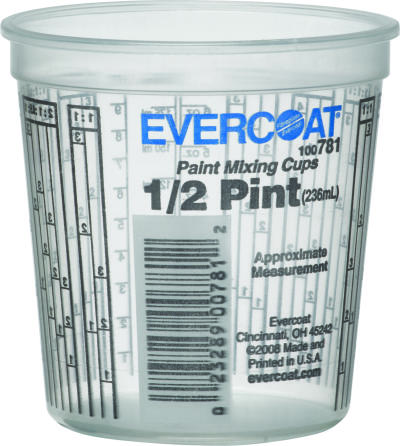100781 - 8 oz. Paint Mixing Cup - ITW Evercoat