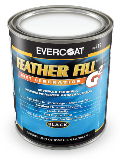 100715 - Feather Fill® G2, Gallon - Black - ITW Evercoat
