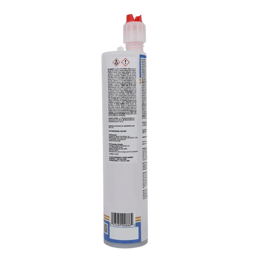MXM Superfast Premium 2K Urethane Plastic Repair Adhesive back view