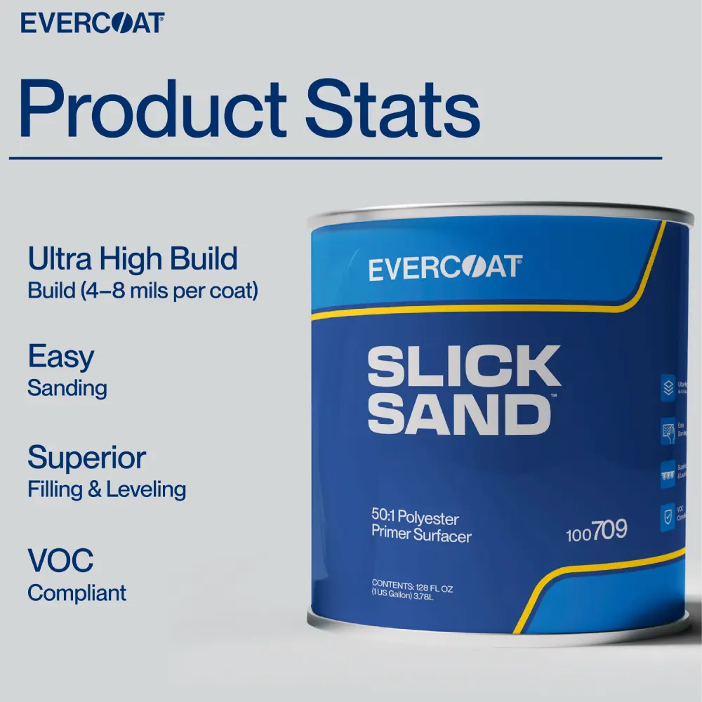 Slick Sand Product Stats Graphic Evercoat