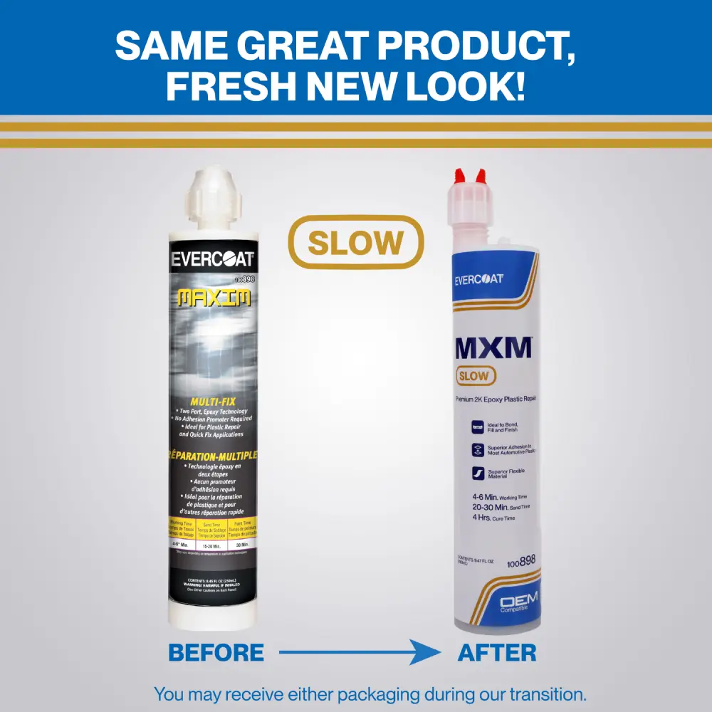ITW Evercoat Product Transition Card MXM Plastic Repair