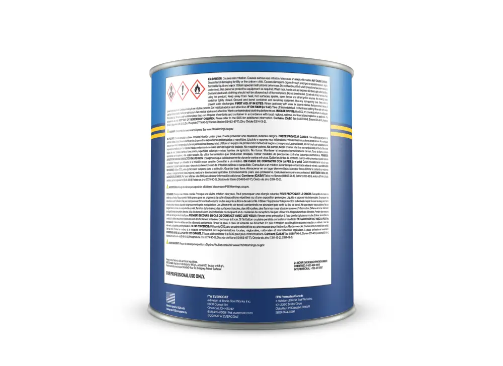 Super Build Back ITW Evercoat Polyester Primer Surfacer