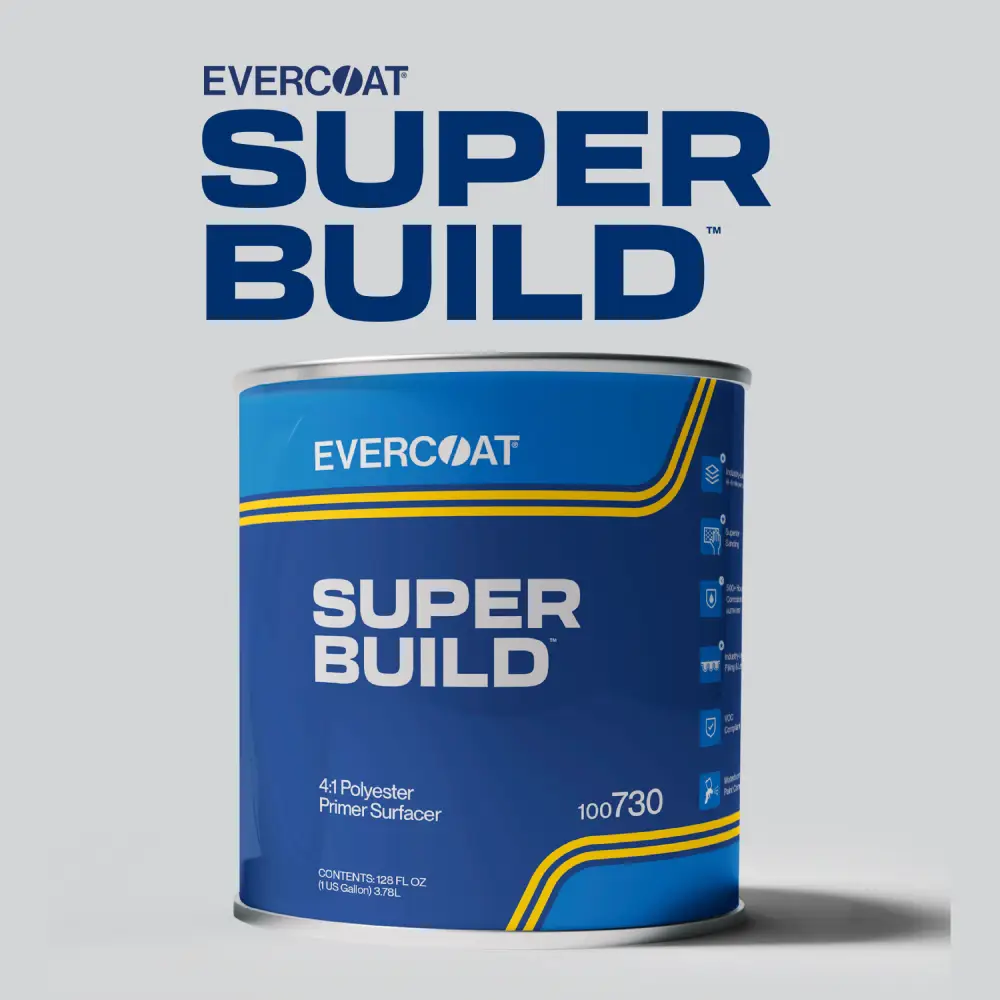 Super Build Product Front With Large Text ITW Evercoat Polyester Primer Surfacer