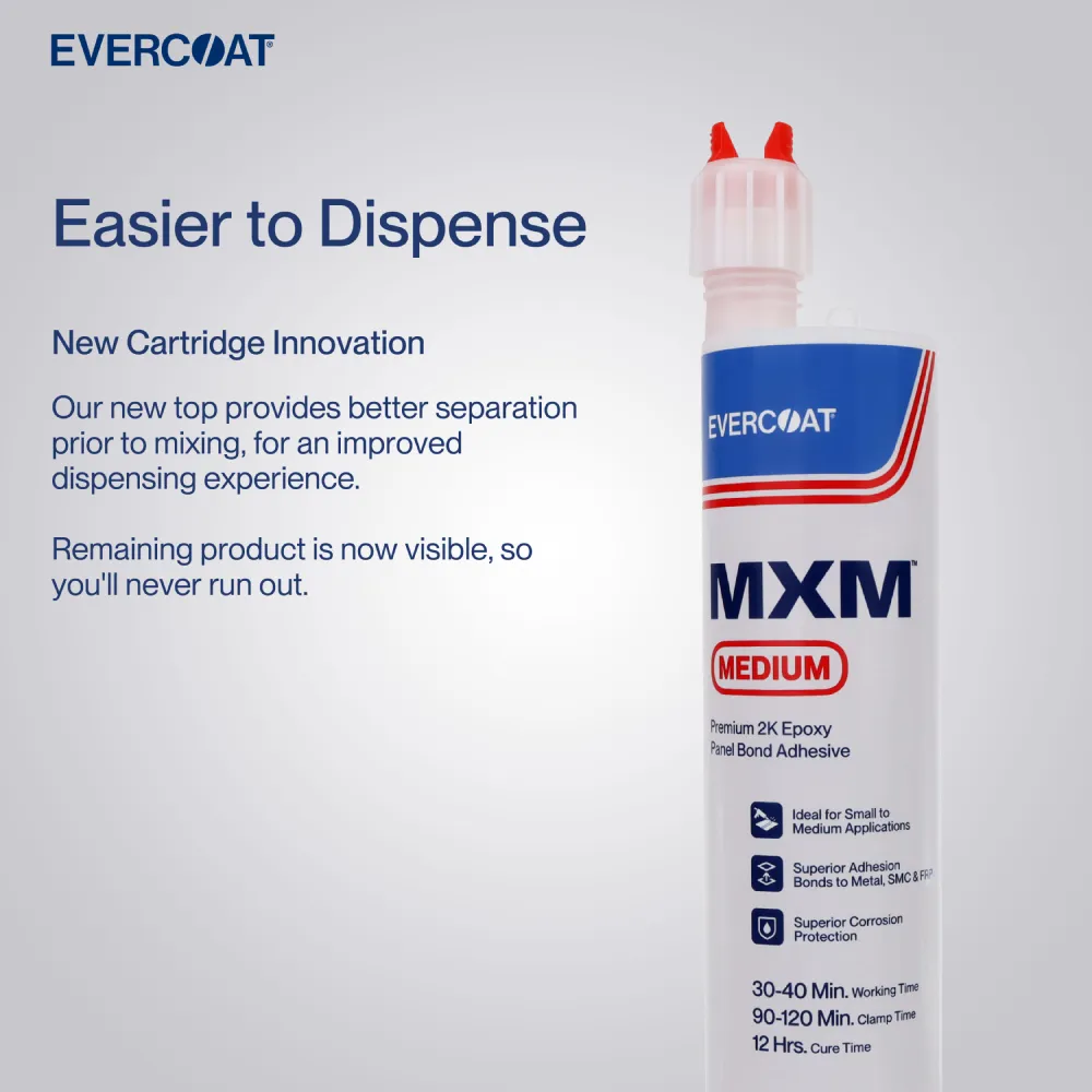ITW Evercoat MXM™ Medium Premium 2K Epoxy Panel Bond Adhesive Easy to Dispense