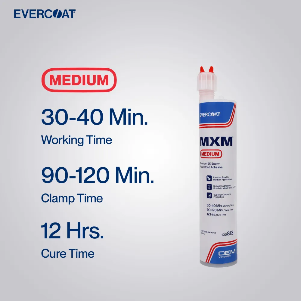 ITW Evercoat MXM™ Medium Premium 2K Epoxy Panel Bond Adhesive Work Time